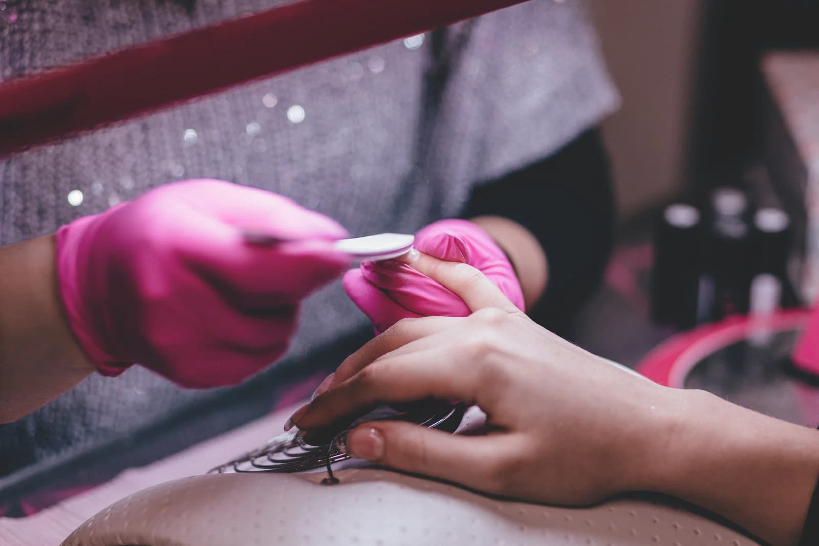 Manicura en seco